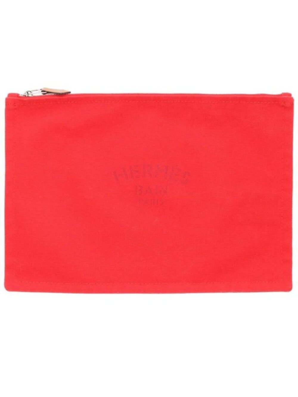 Hermes Logo Print Pouch